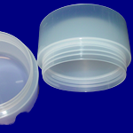 cream jars transparent samples
